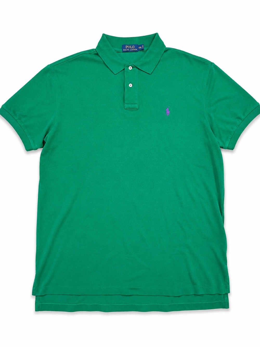 Polo by Ralph Lauren Men’s Emerald Green Polo with Purple Pony